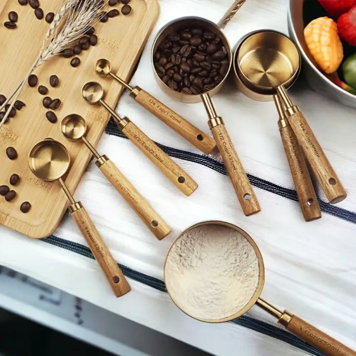 Premium Gold Measuring Spoon Set