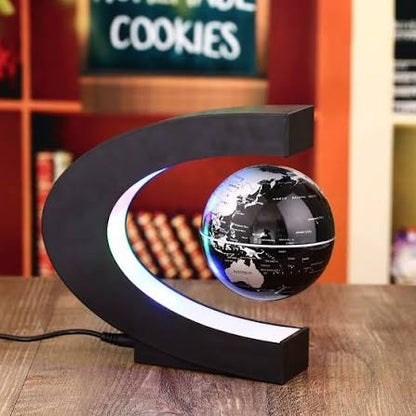 Floating LED World Globe