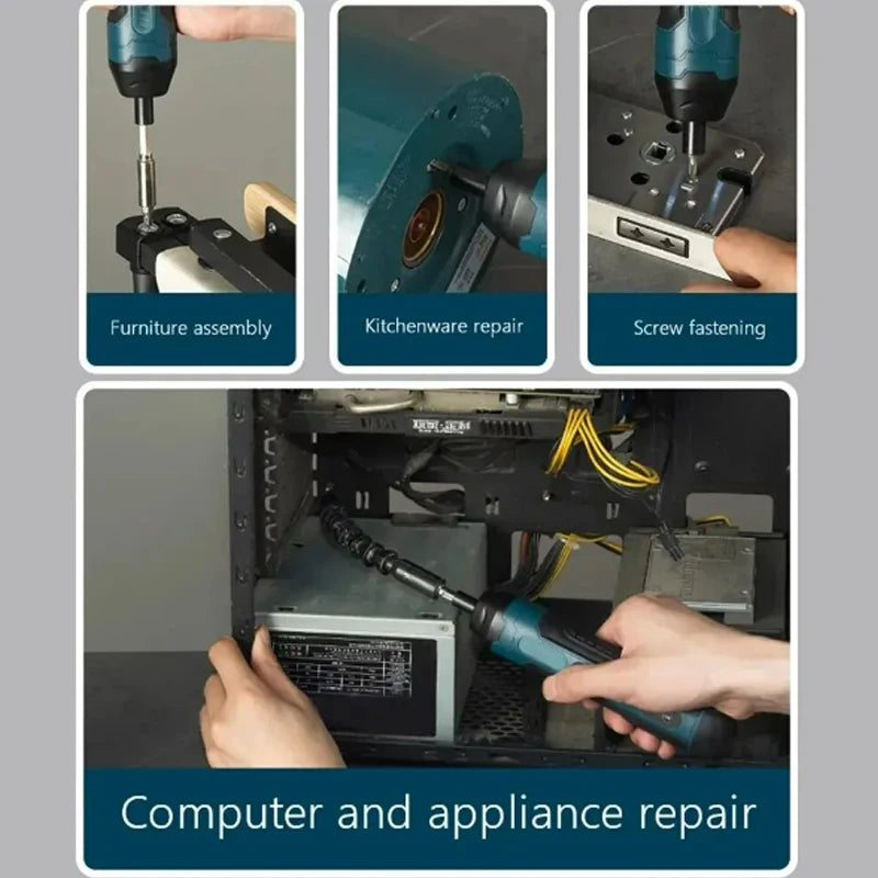 Cordless Electric Screwdriver Set