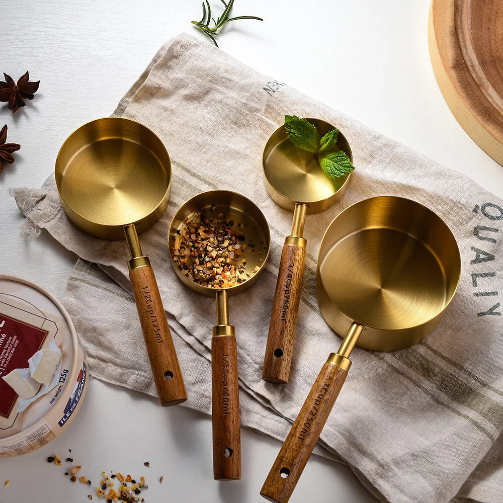 Premium Gold Measuring Spoon Set