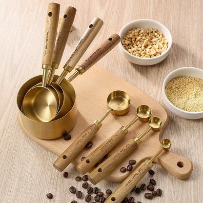 Premium Gold Measuring Spoon Set