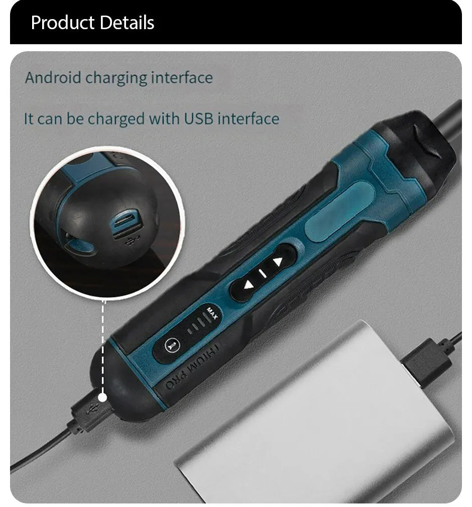 Cordless Electric Screwdriver Set