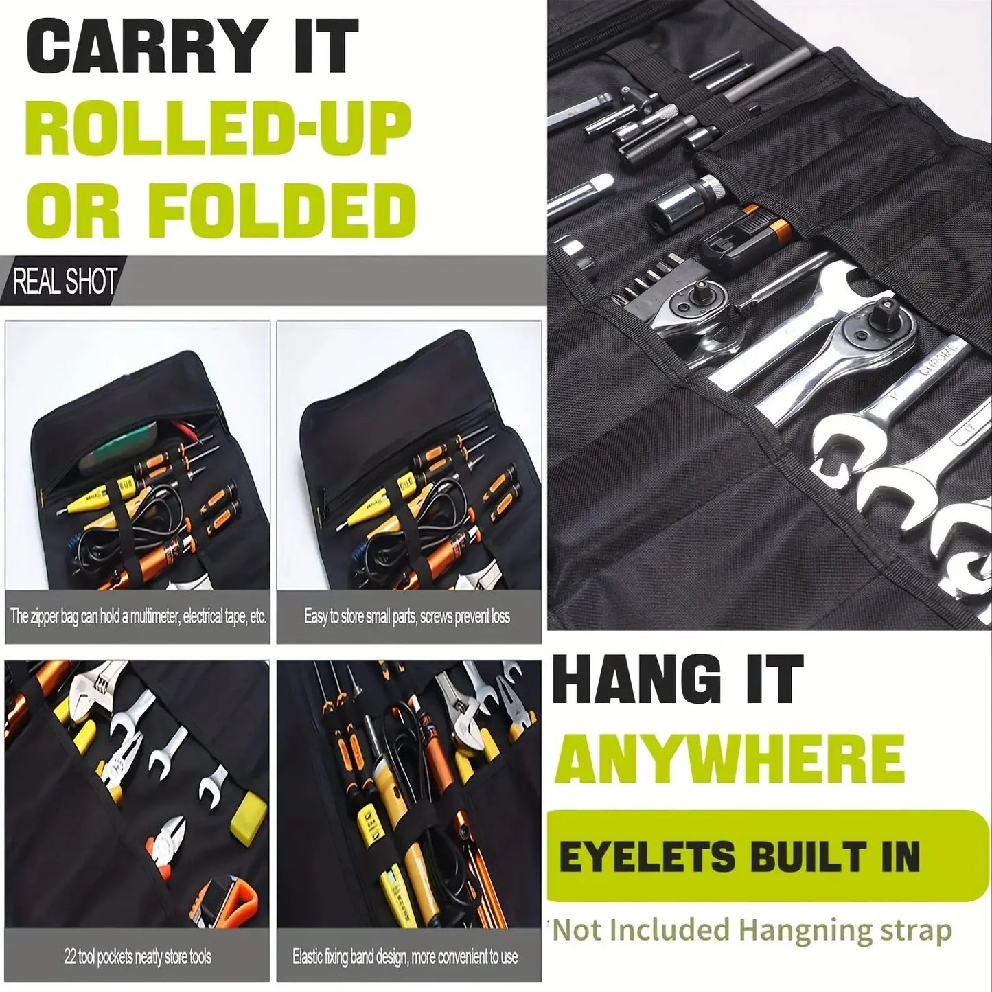 Portable Roll-Up Tool Holder