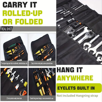 Portable Roll-Up Tool Holder
