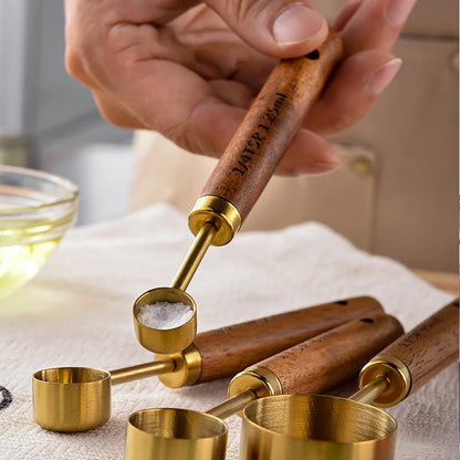 Premium Gold Measuring Spoon Set
