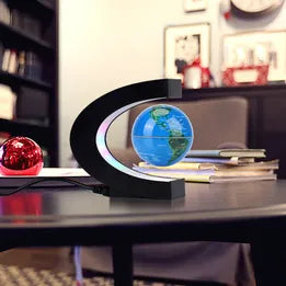 Floating LED World Globe